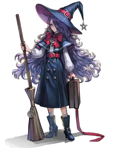 Witch character in manga
